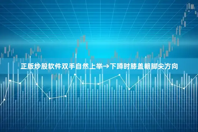 正版炒股软件双手自然上举→下蹲时膝盖朝脚尖方向